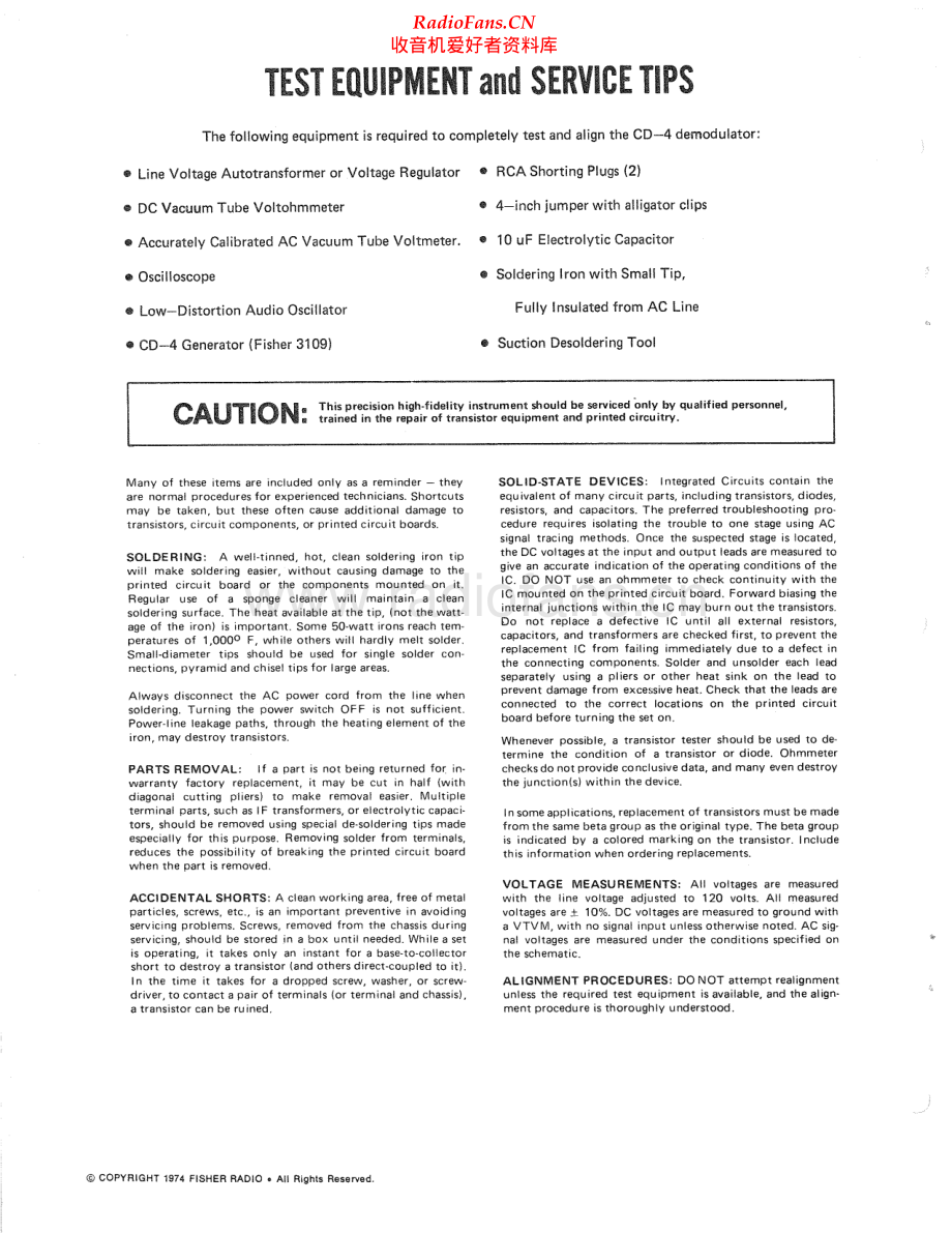 Fisher-CD4-dm-sm维修电路原理图.pdf_第2页