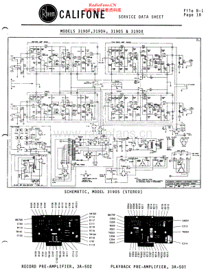 Califone-3190-tape-sch维修电路原理图.pdf