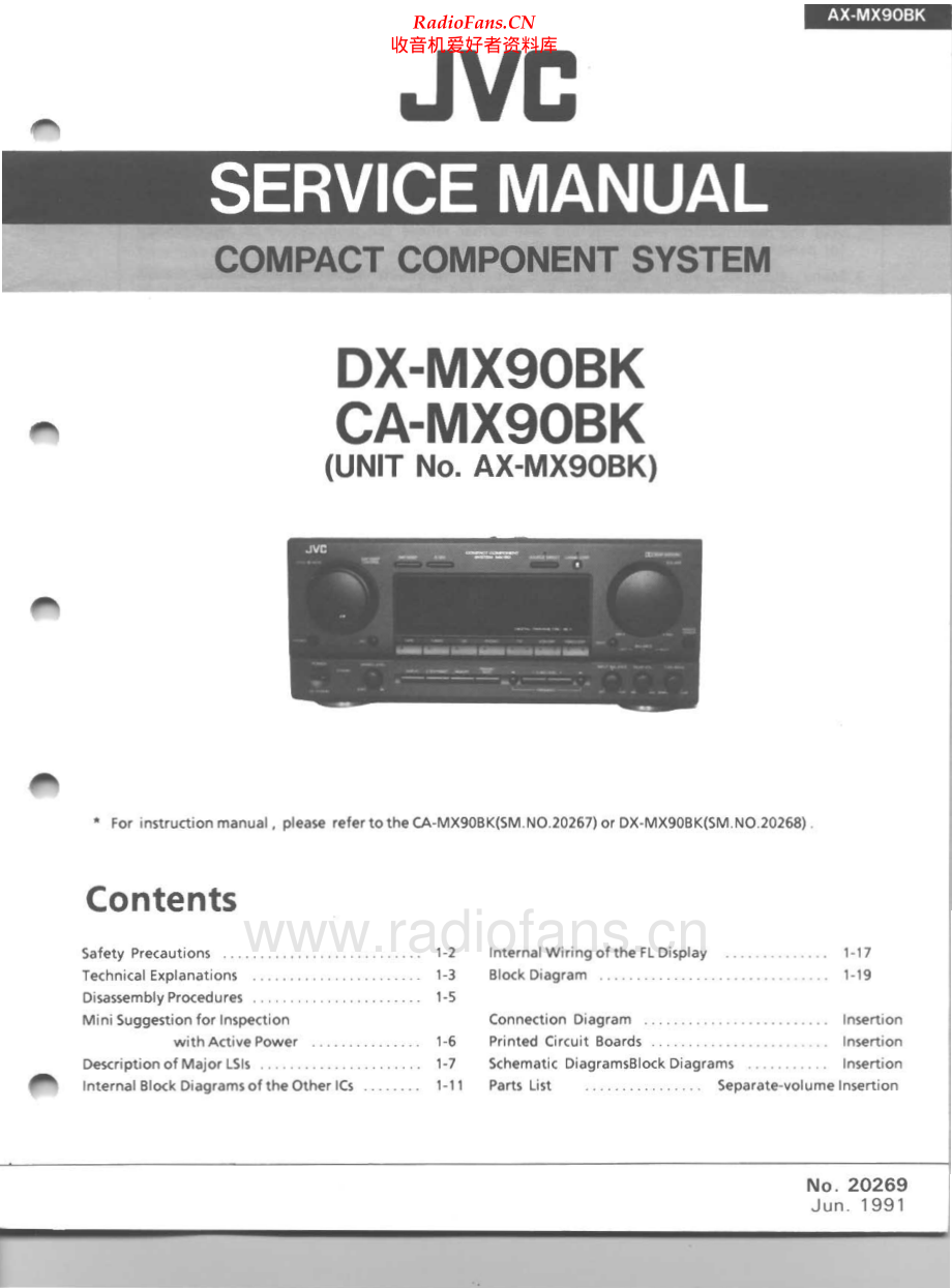 JVC-AXMX90BK-cs-sm 维修电路原理图.pdf_第1页