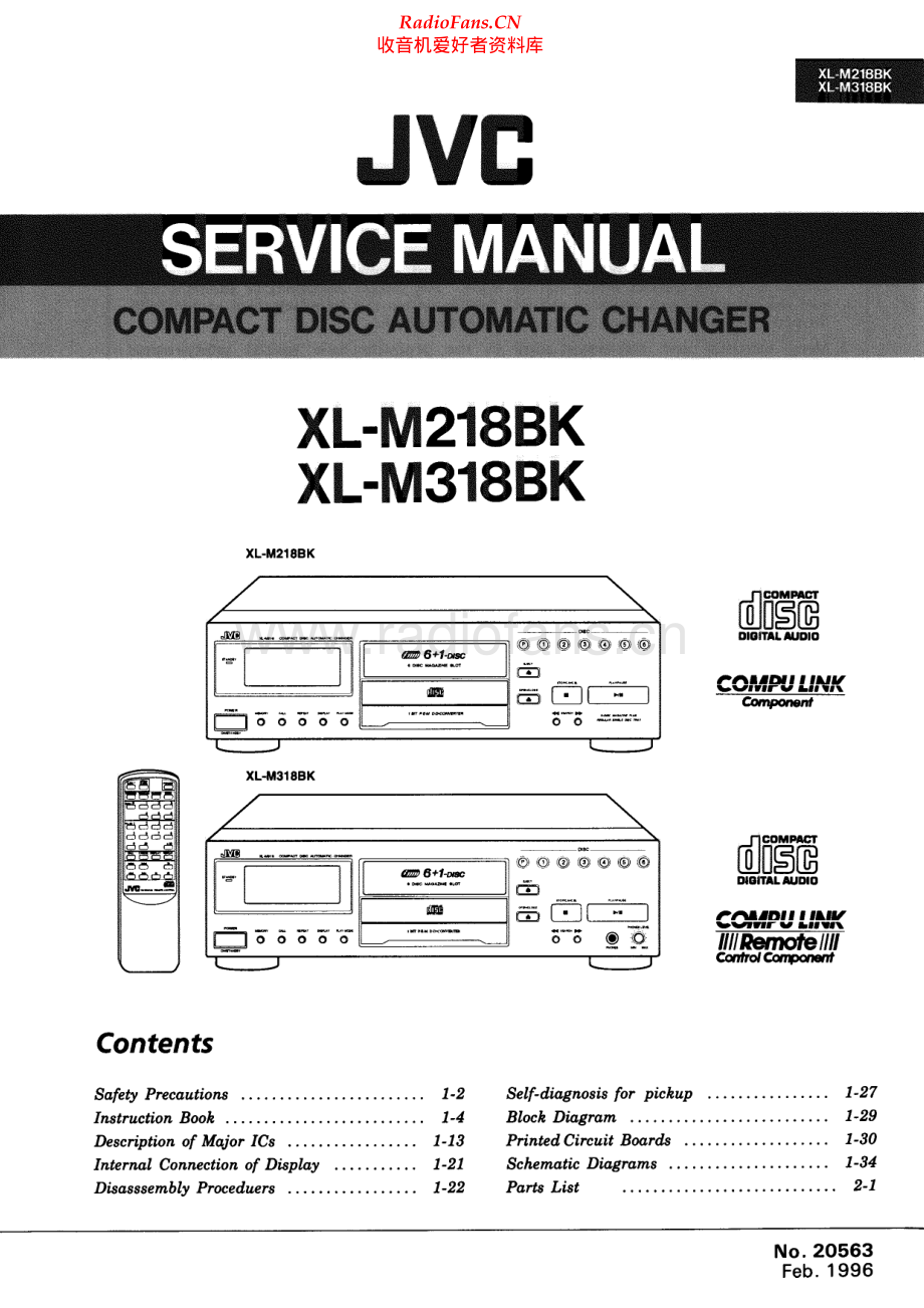 JVC-XLM218-cd-sm 维修电路原理图.pdf_第1页