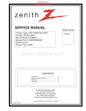 Zenith-DVB352-dvd-sm 维修电路原理图.pdf