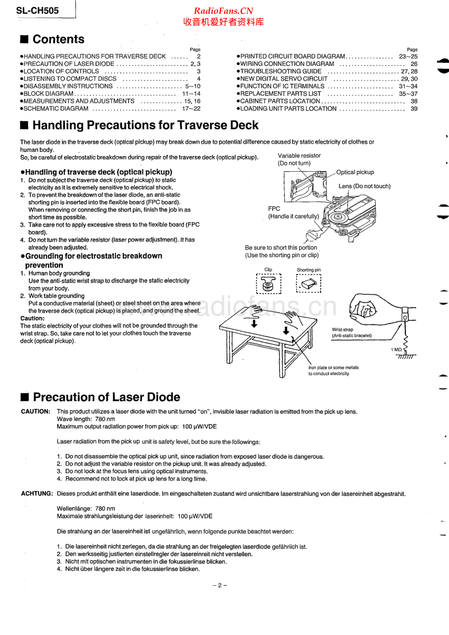 Technics-SLCH505-cd-sm 维修电路原理图.pdf_第2页