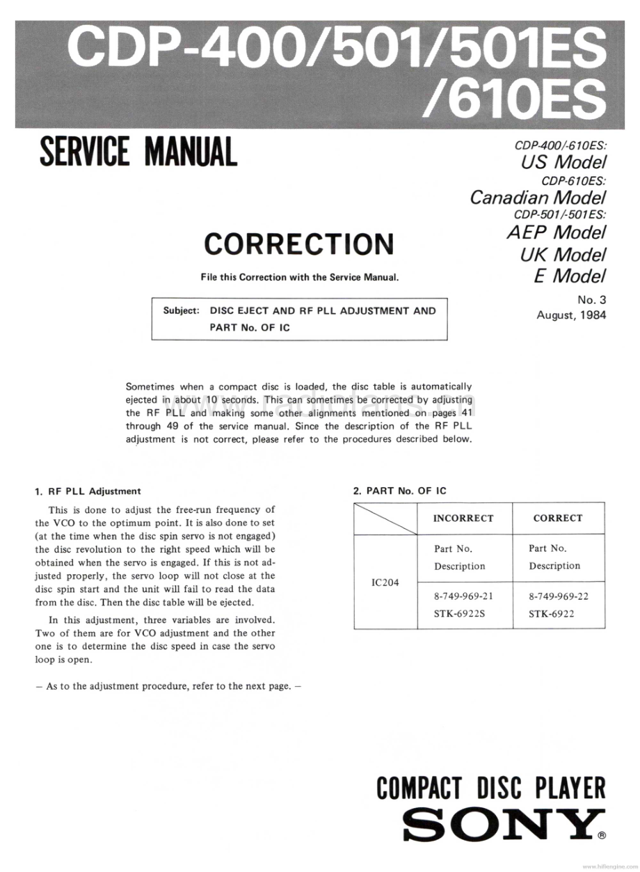 Sony-CDP501-cd-cor 维修电路原理图.pdf_第3页