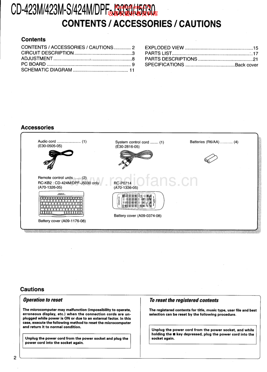 Kenwood-CD423MS-cd-sm 维修电路原理图.pdf_第2页