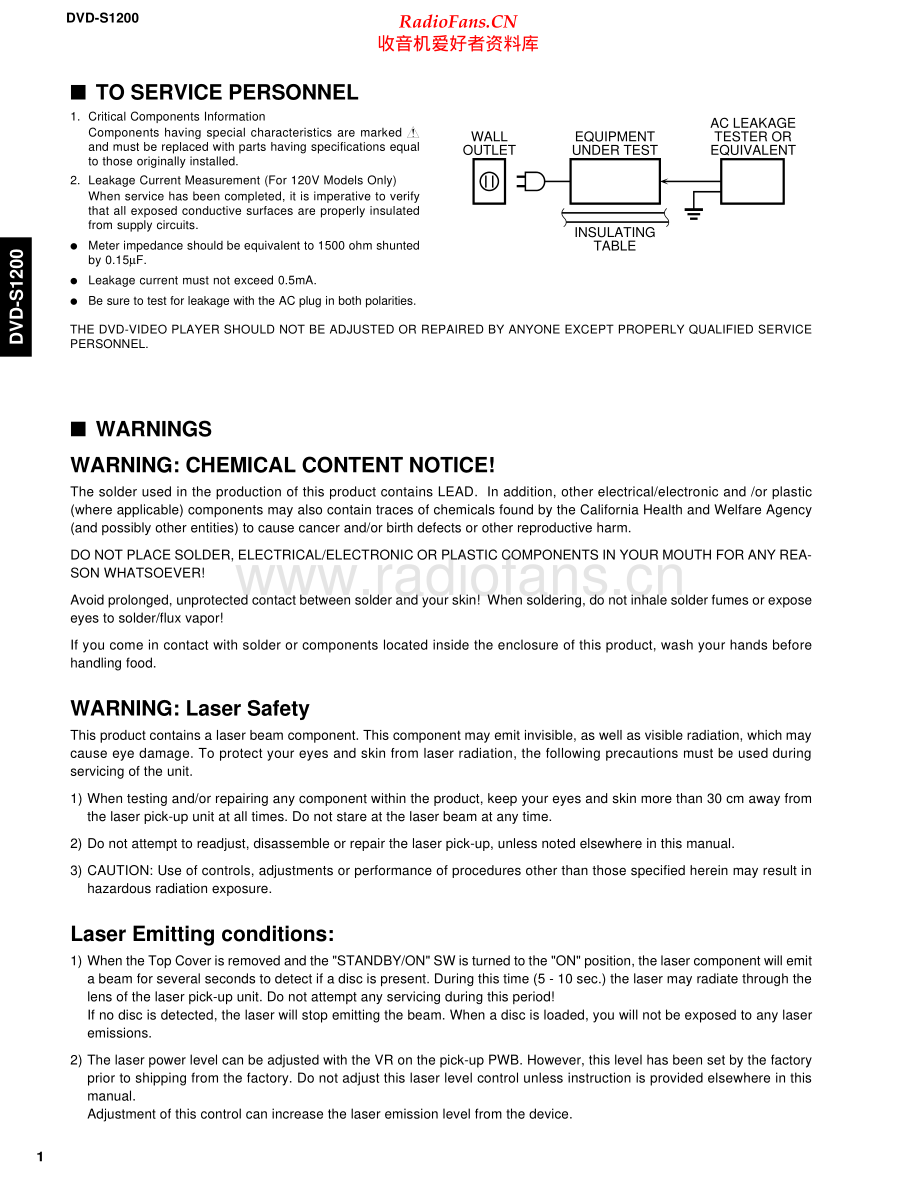 Yamaha-DVDS1200-dvd-sm 维修电路原理图.pdf_第2页