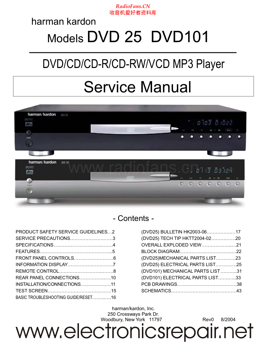 HarmanKardon-DVD25-cd-sm维修电路原理图.pdf_第1页