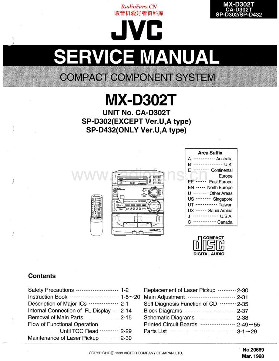 JVC-MXD302T-cs-sm 维修电路原理图.pdf_第1页