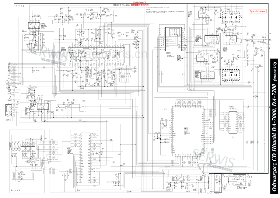 Hitachi-DA7200-cd-sch 维修电路原理图.pdf_第1页