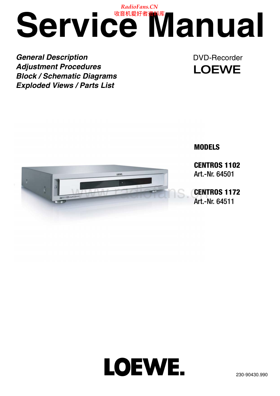 Loewe-Centros1102-dvd-sm 维修电路原理图.pdf_第1页