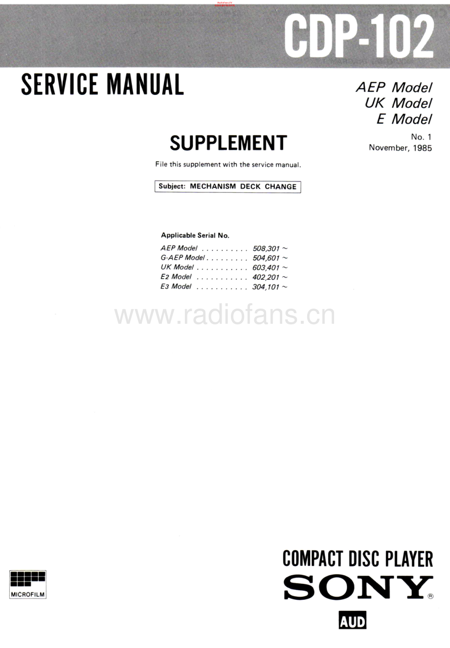 Sony-CDP102-cd-sup 维修电路原理图.pdf_第1页