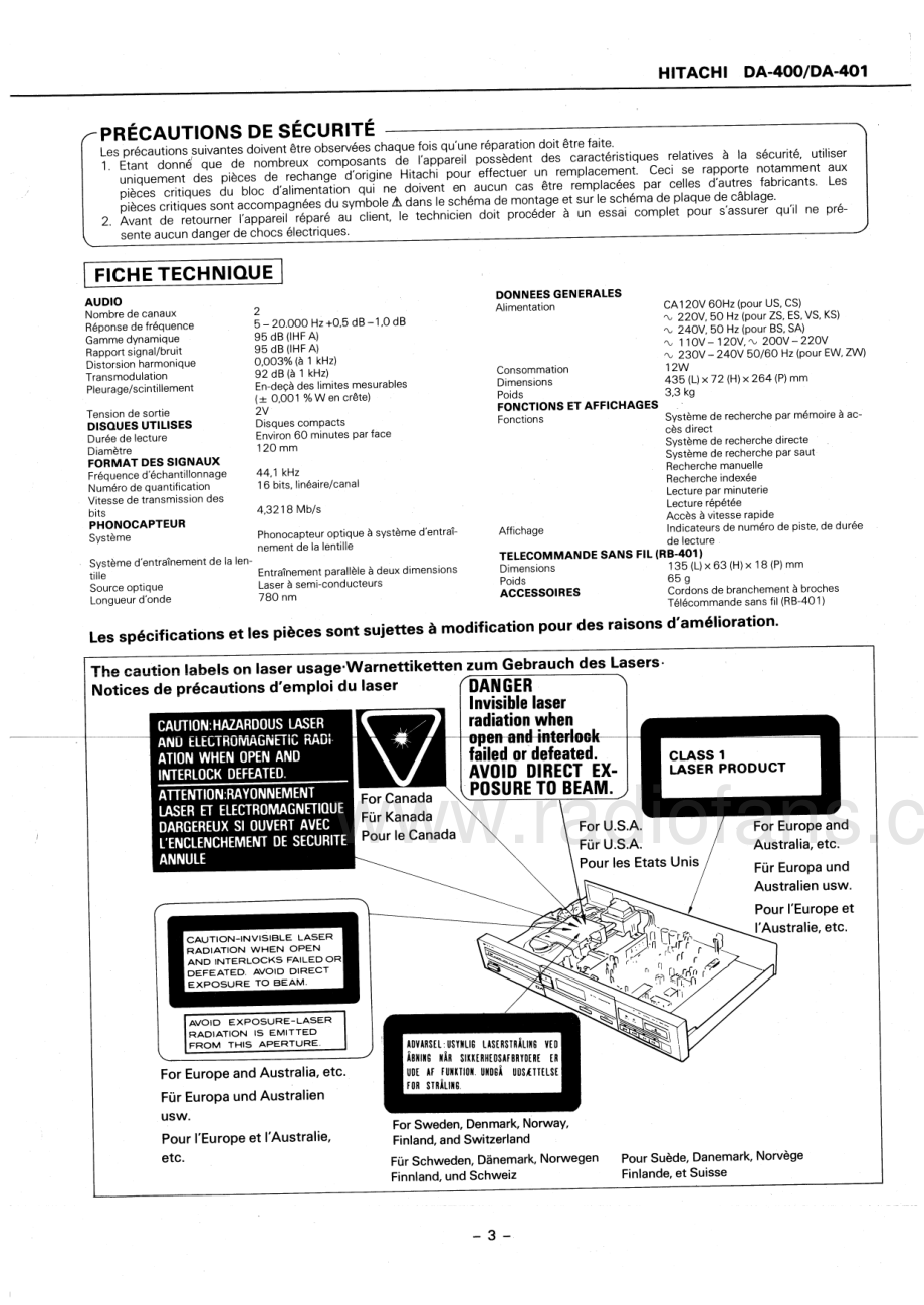 Hitachi-DA401-cd-sm 维修电路原理图.pdf_第3页