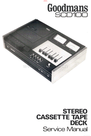 Goodmans-SCD100-tape-sm维修电路原理图.pdf