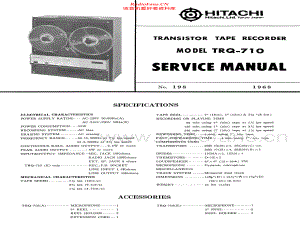 Hitachi-TRQ710-tape-sm 维修电路原理图.pdf
