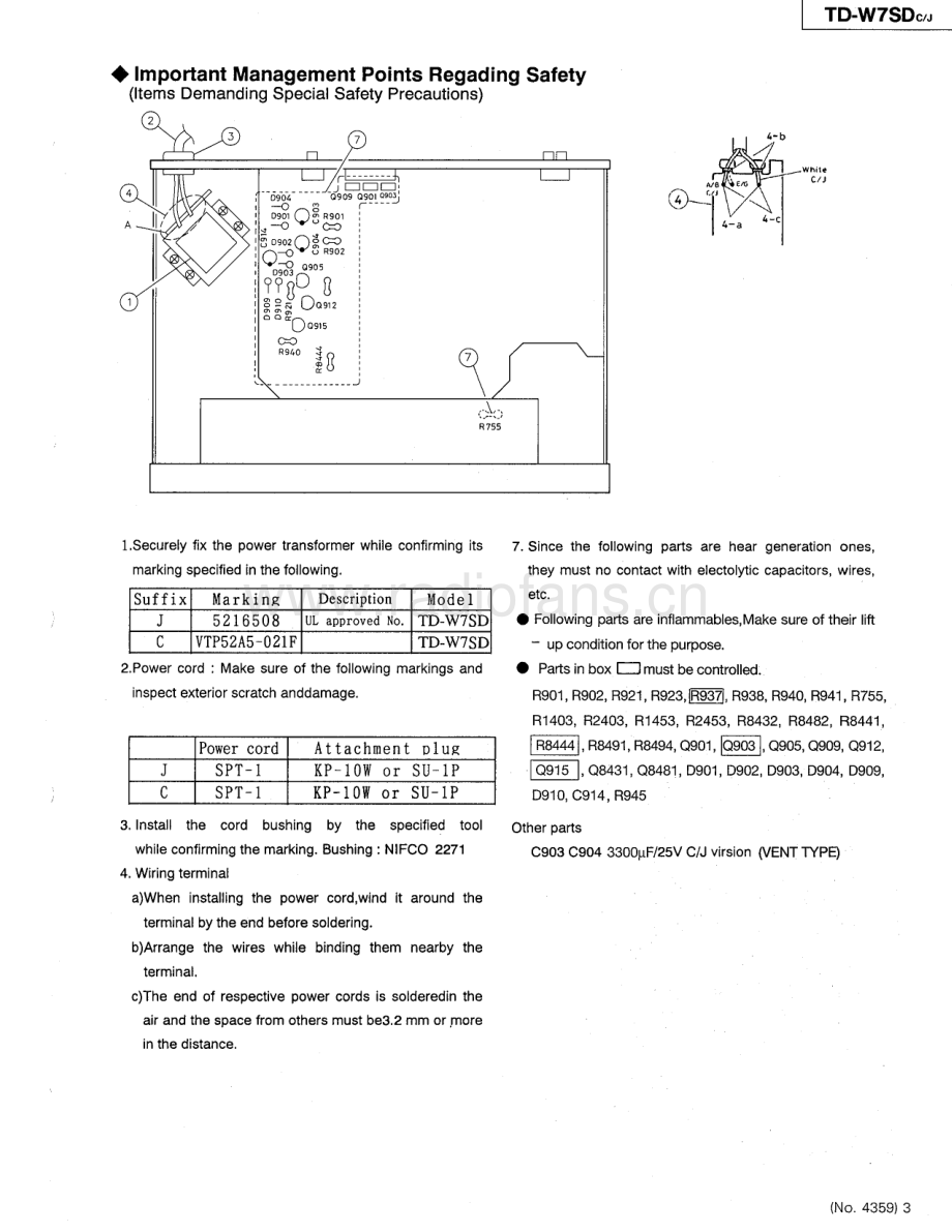 JVC-TDW7SD-tape-sm 维修电路原理图.pdf_第3页