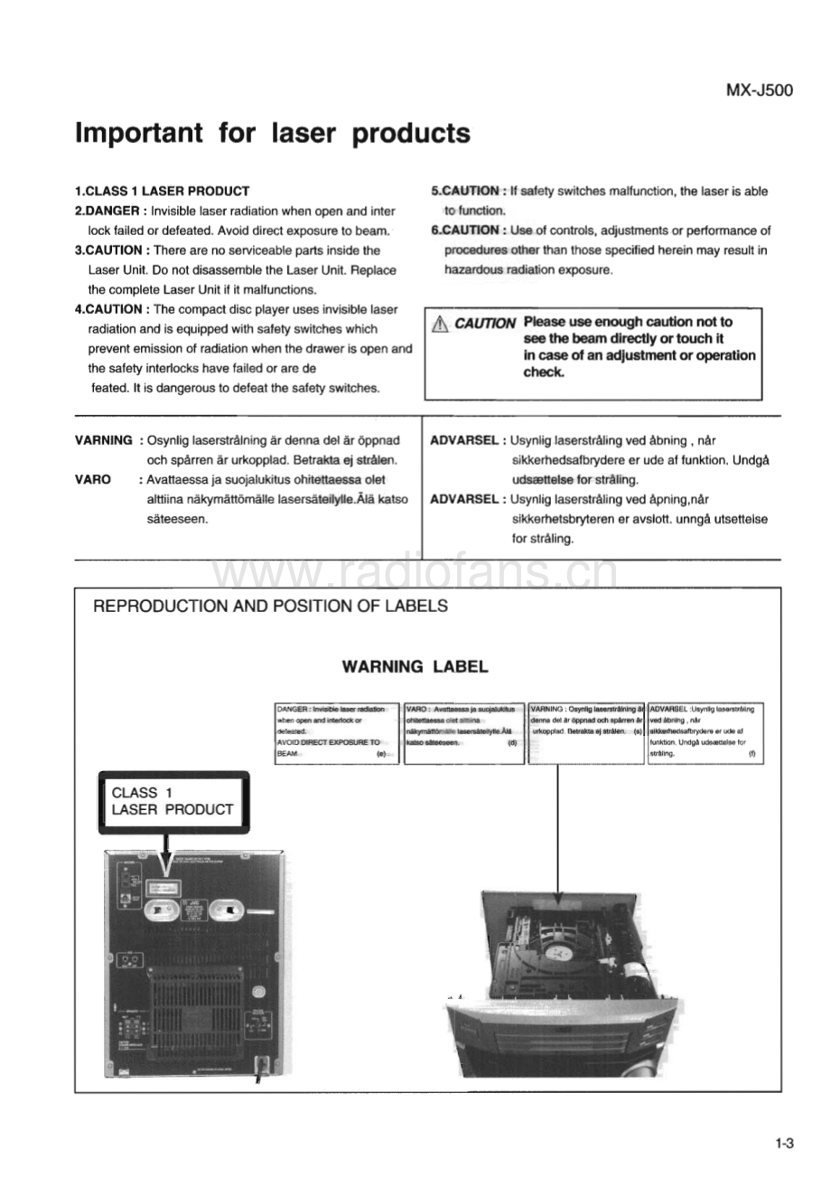 JVC-MXJ500-cs-sm 维修电路原理图.pdf_第3页