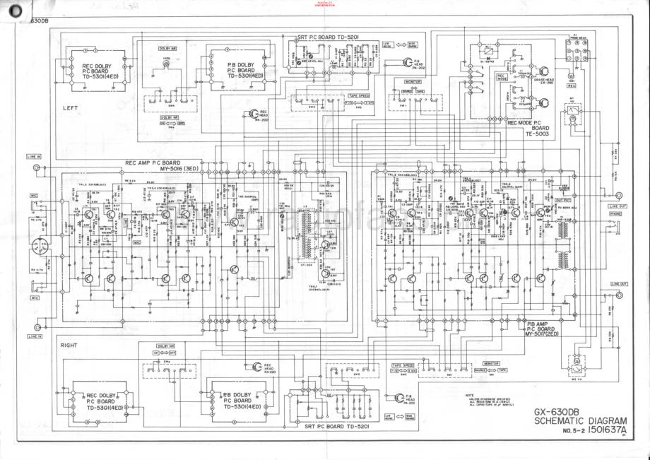 Akai-GX630D-tape-sch维修电路原理图.pdf_第2页