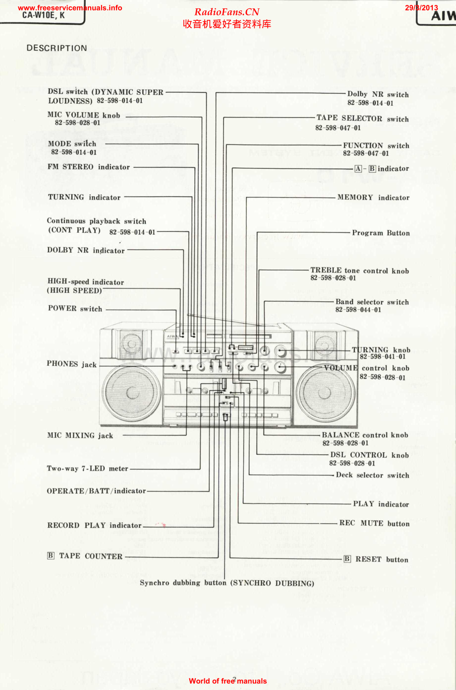 Aiwa-CAW10-cs-sm维修电路原理图.pdf_第2页