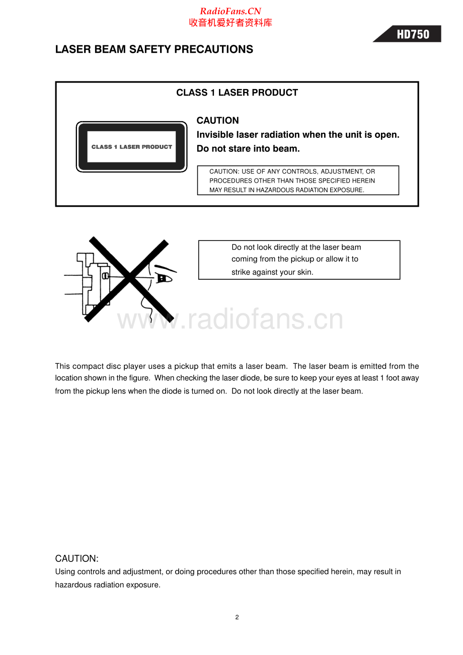 HarmanKardon-HD750-cd-sm维修电路原理图.pdf_第2页