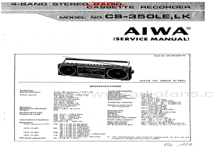 Aiwa-CS350-cs-sm维修电路原理图.pdf