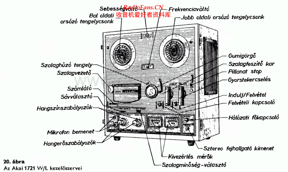 Akai-1721L-tape-sm维修电路原理图.pdf_第1页