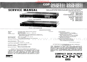 Sony-CDP552ESDII-cd-sm 维修电路原理图.pdf