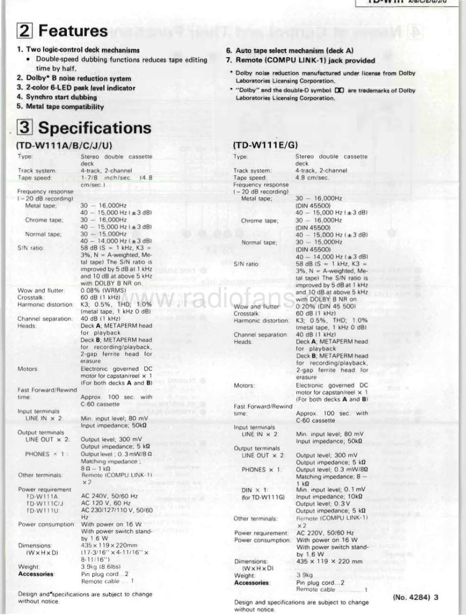 JVC-TDW111-tape-sm 维修电路原理图.pdf_第3页