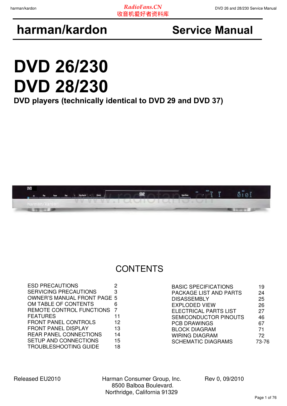 HarmanKardon-DVD37-cd-sm1维修电路原理图.pdf_第1页