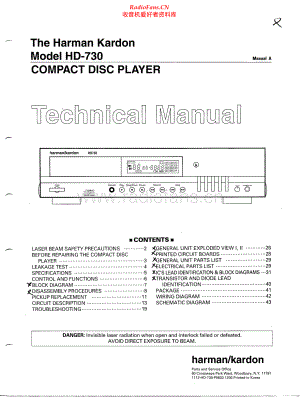 HarmanKardon-HD730-cd-sm维修电路原理图.pdf