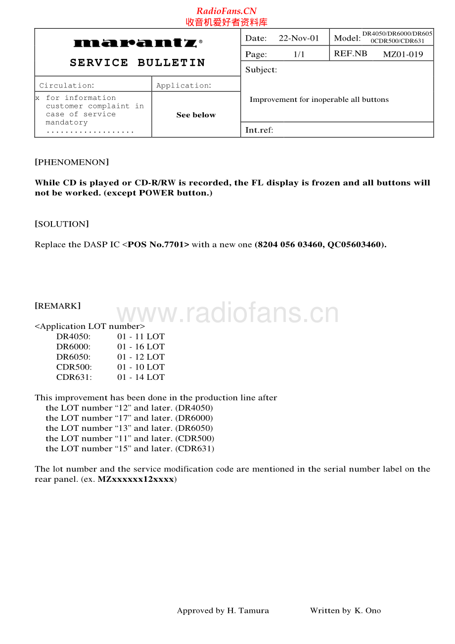 Marantz-DR6050-cd-sb 维修电路原理图.pdf_第2页