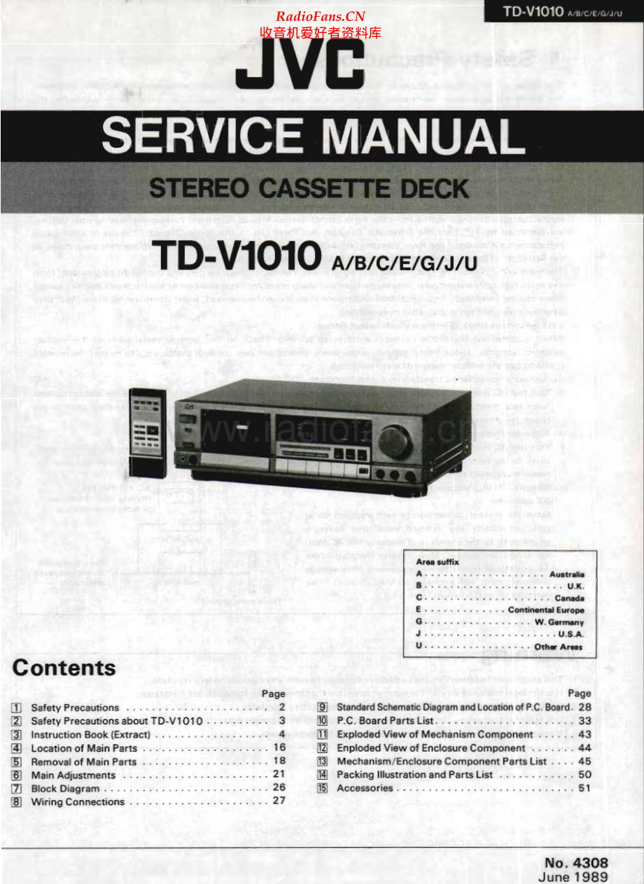 JVC-TDV1010-tape-sm 维修电路原理图.pdf_第1页