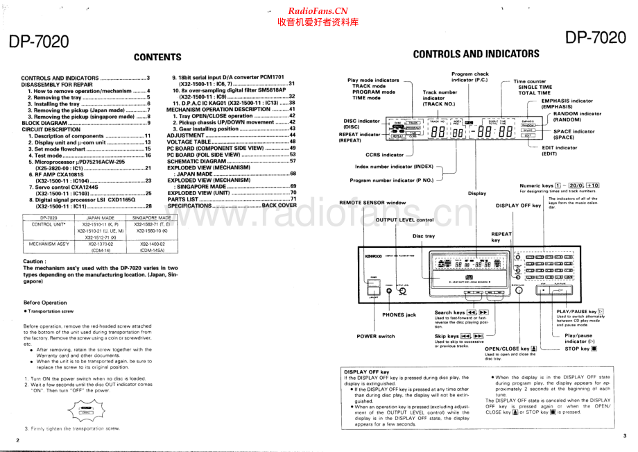 Kenwood-DP7020-cd-sm 维修电路原理图.pdf_第2页