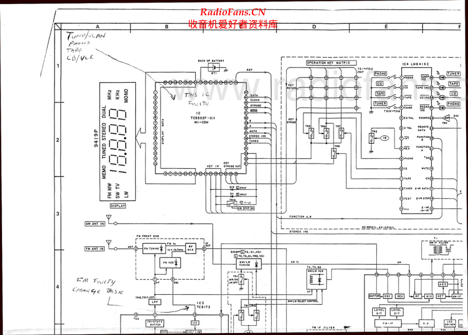 Akai-ACM312L-tape-sch维修电路原理图.pdf_第2页