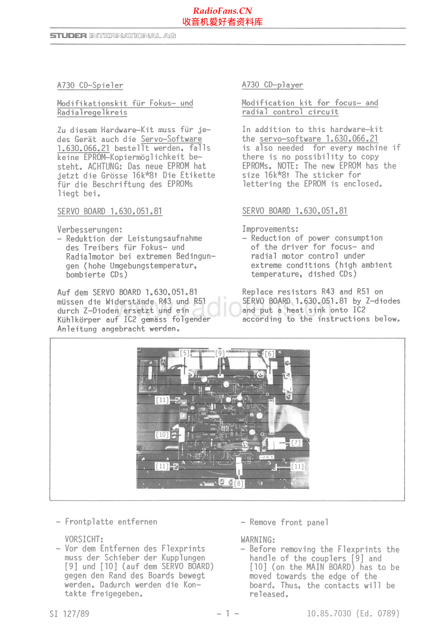 Studer-A730-cd-si2 维修电路原理图.pdf_第2页