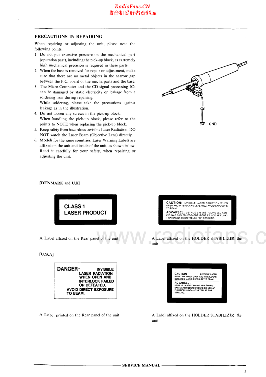 Akai-CD73-cd-sm维修电路原理图.pdf_第3页