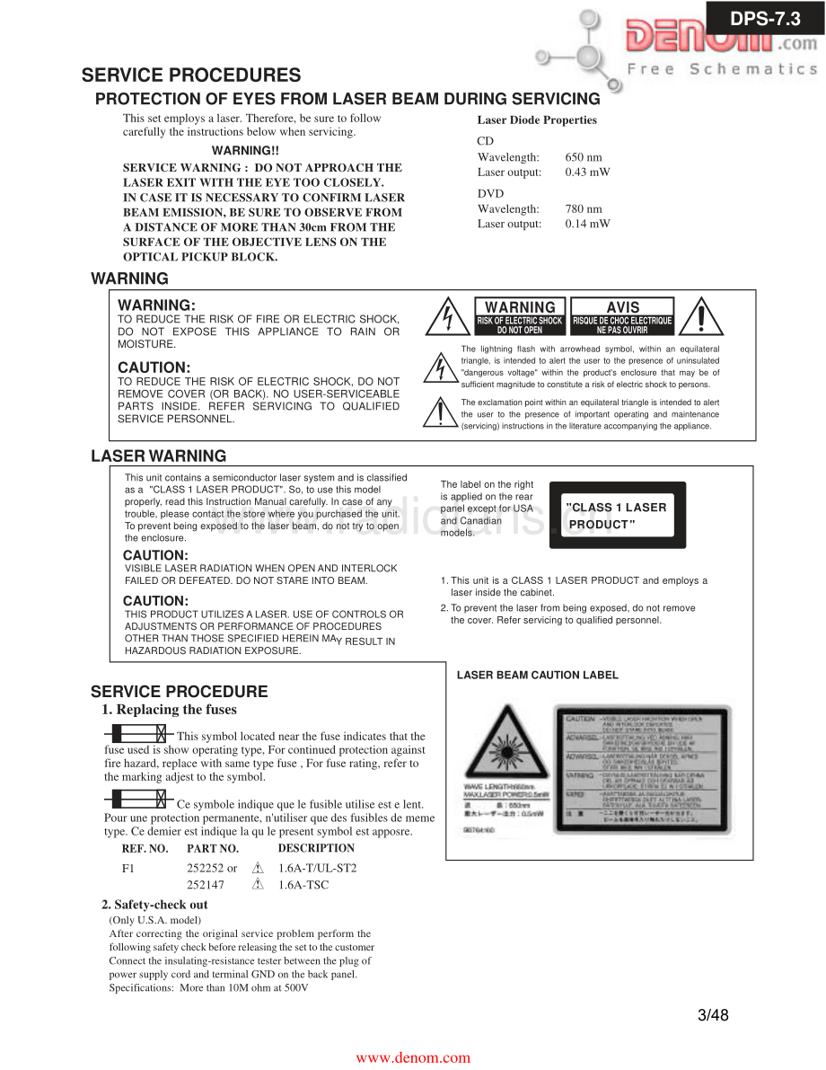 Integra-DPS7_3-cd-sm 维修电路原理图.pdf_第3页