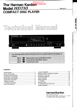 HarmanKardon-HD710-cd-sm维修电路原理图.pdf