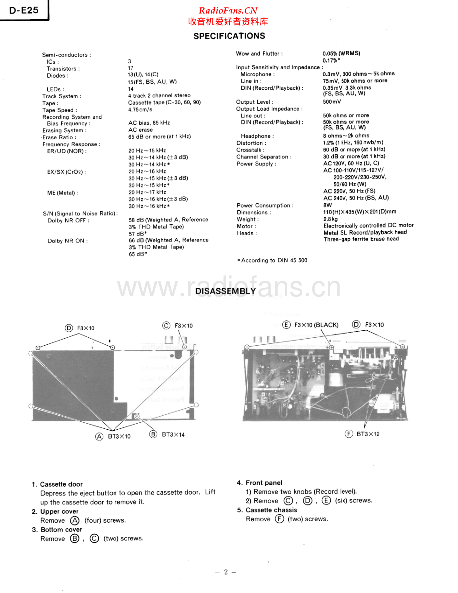 Hitachi-DE25-tape-sm 维修电路原理图.pdf_第2页