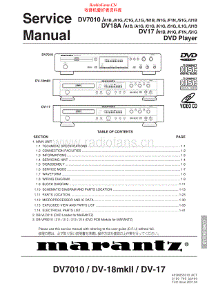 Marantz-DV17-cd-sm 维修电路原理图.pdf