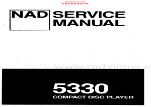 NAD-5330-cd-sm 维修电路原理图.pdf