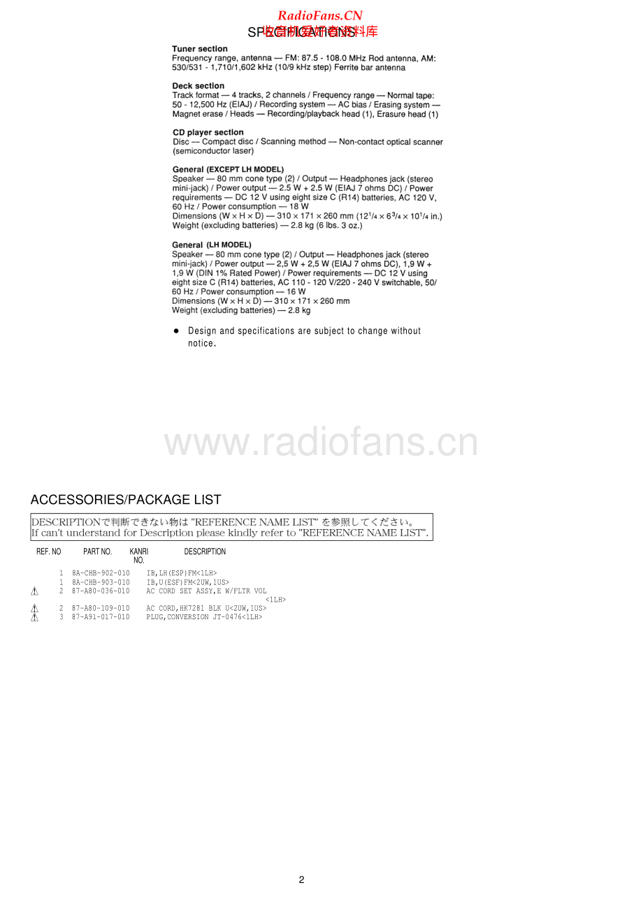 Aiwa-CSDTD32-pr-sm维修电路原理图.pdf_第2页