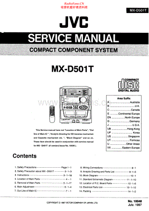JVC-MXD501T-cs-sm 维修电路原理图.pdf