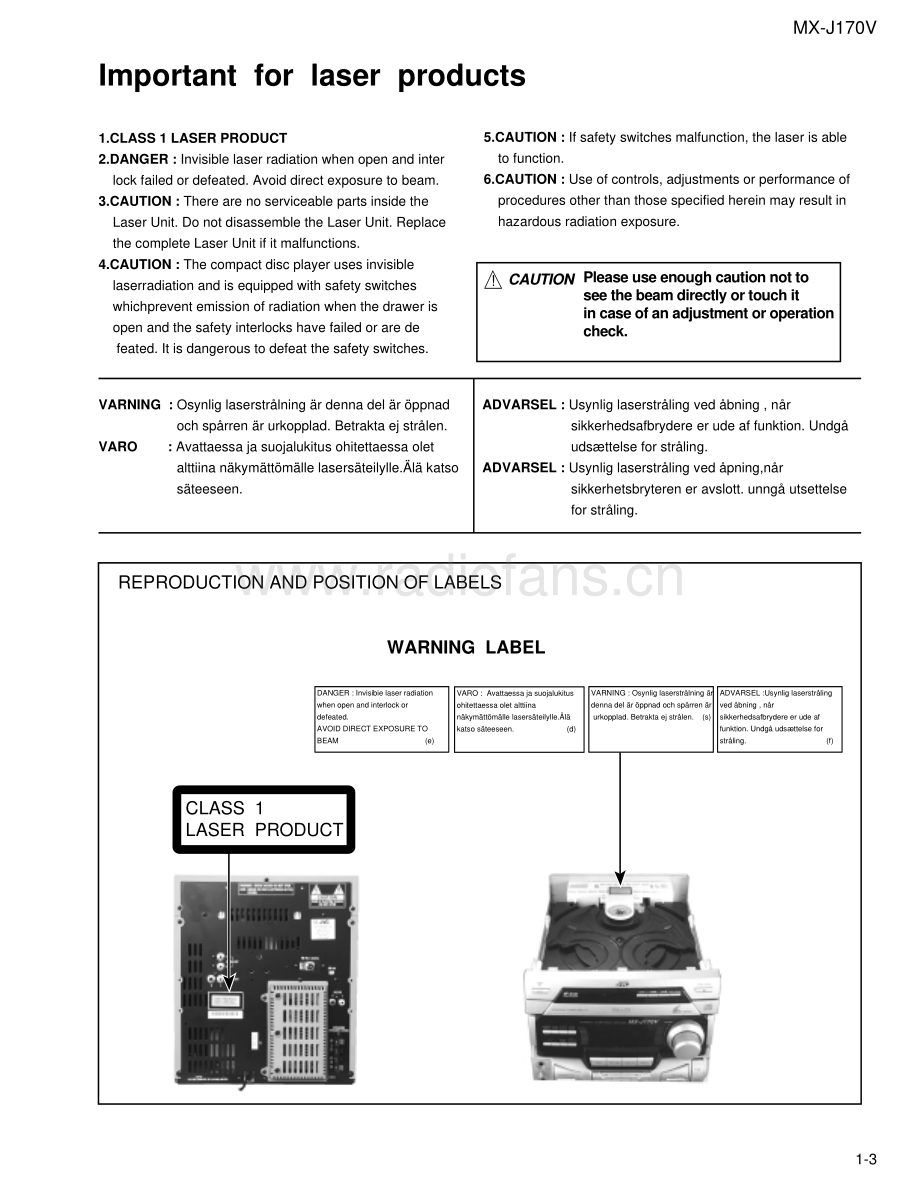 JVC-MXJ170V-cs-sm 维修电路原理图.pdf_第3页