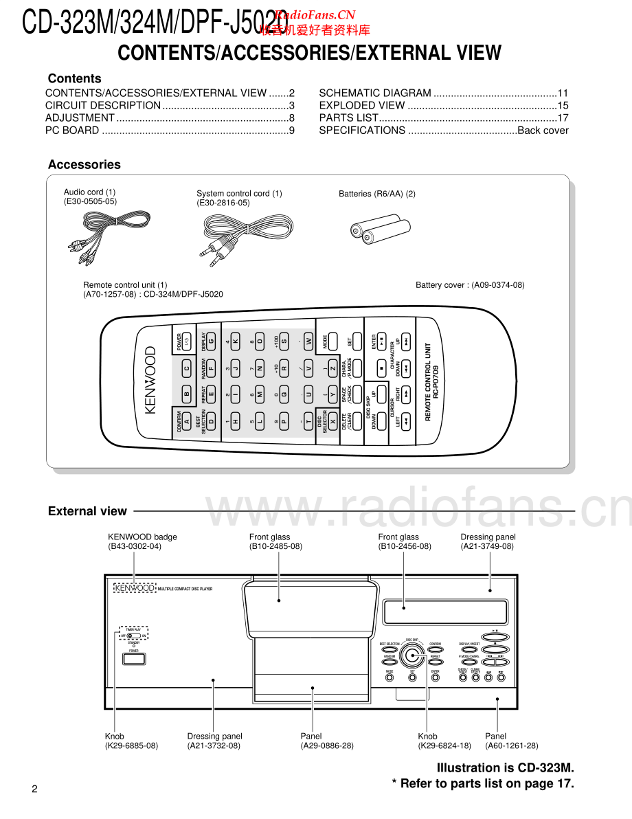 Kenwood-CD323M-cd-sm 维修电路原理图.pdf_第2页