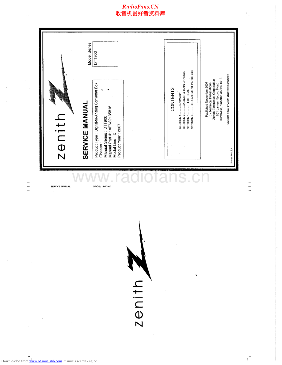 Zenith-DTT900series-dac-sm 维修电路原理图.pdf_第1页