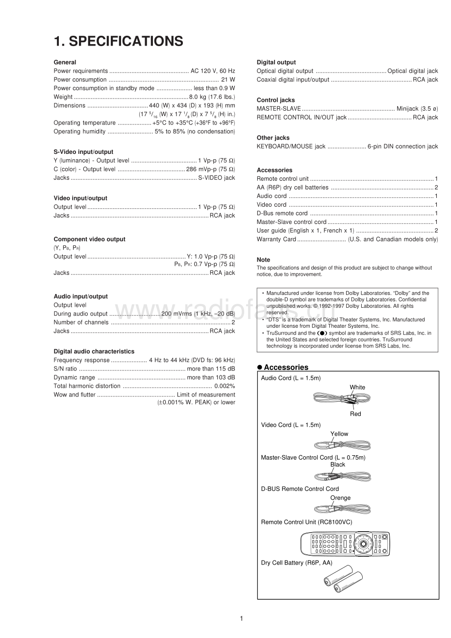 Marantz-VC8100-cd-sm 维修电路原理图.pdf_第3页