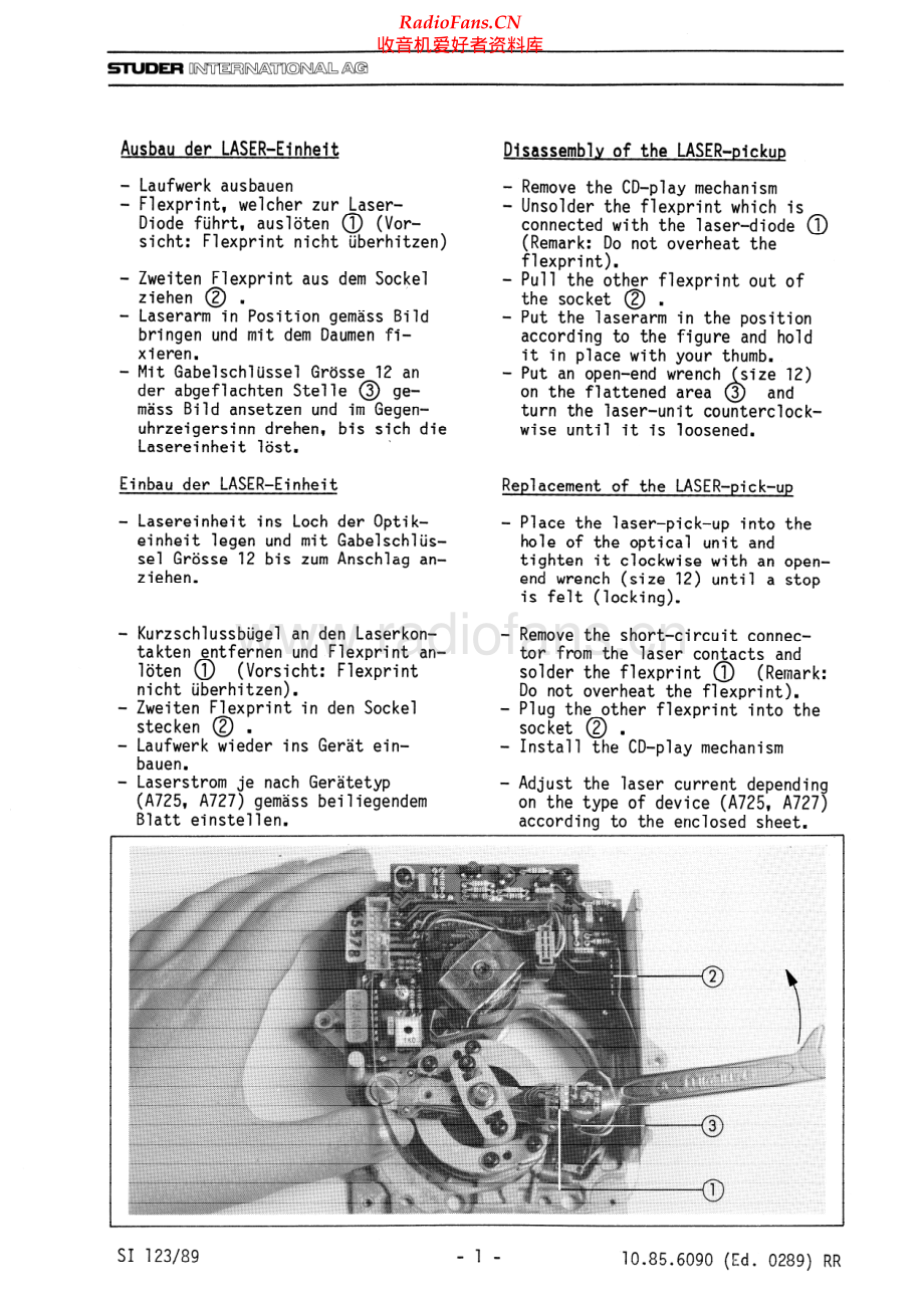 Studer-A727-cd-si123 维修电路原理图.pdf_第2页