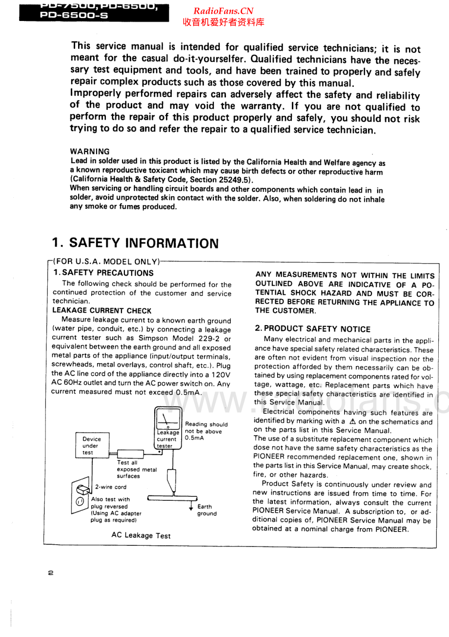 Pioneer-PD6500-cd-sm 维修电路原理图.pdf_第2页