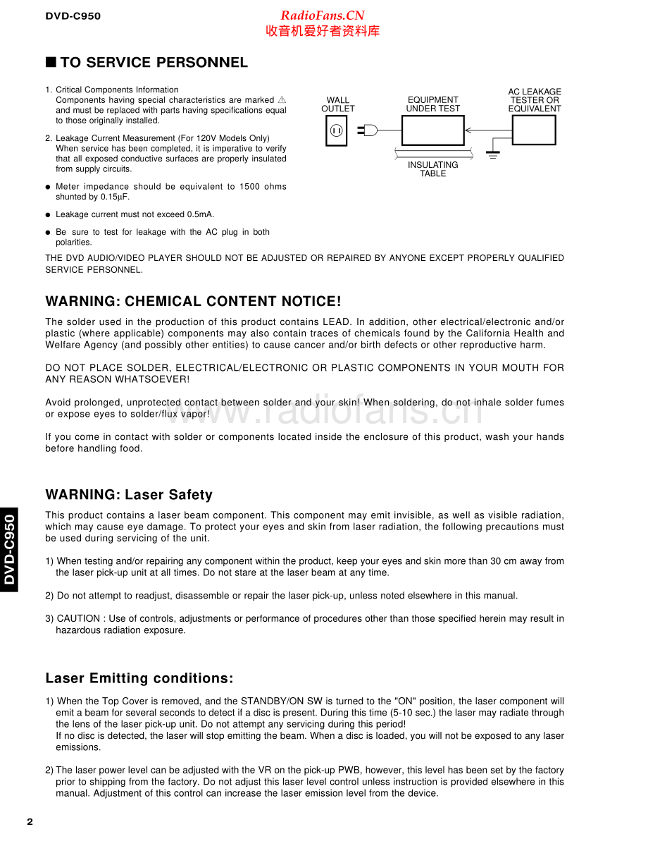 Yamaha-DVDC950-dvd-sm 维修电路原理图.pdf_第2页