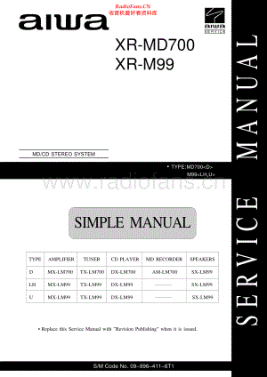 Aiwa-XRMD700-cs-ssm维修电路原理图.pdf