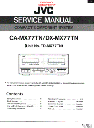 JVC-CAMX77TN-cs-sm 维修电路原理图.pdf